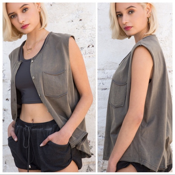 *CLEARANCE* Softest Burnout Boho Black Tee - Picture 3 of 7